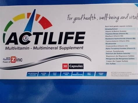 Multivitamins that supplement an active lifestyle.